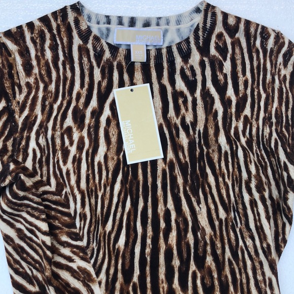Michael Kors animal sweater dress XXS - Final offer - Picture 2 of 5